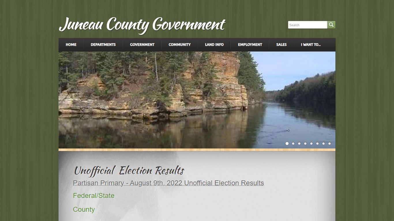 Elections - Juneau County Government